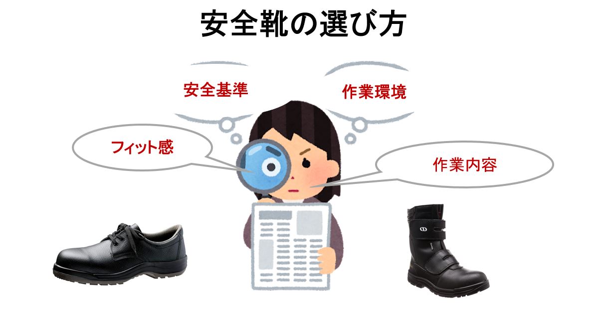 安全靴の選び方